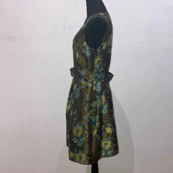 Karen Mullen green and blue floral dress - Picture 10 of 15